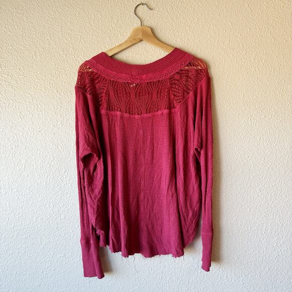 Free People We The Free Spring Valley Pink Tunic Top sz S - Picture 8 of 8